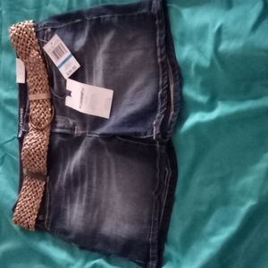 Wallflower denim shorts